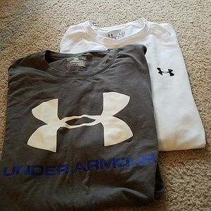 Under armour lot 2 tshirts